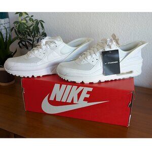 BNIB - AUTHENTIC Nike Air Max 90 Flyease Triple White